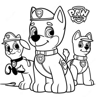 Pagina Para Colorear De Halloween De Paw Patrol 57263-47626