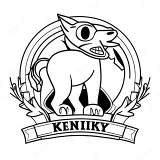 Pagina Para Colorear Del Logo De La Universidad De Kentucky 57273-47630