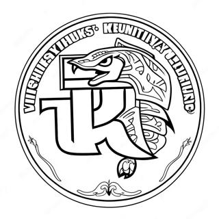 Pagina Para Colorear Del Logo De La Universidad De Kentucky 57273-47631