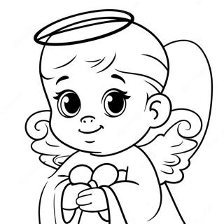 Pagina Para Colorear De Angel De Momentos Preciosos Adorable 57374-47726