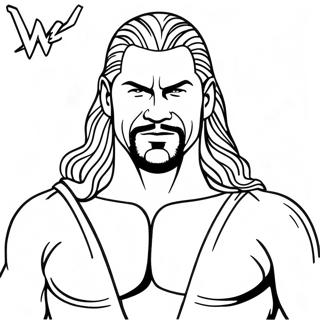 Pagina Para Colorear De Wwe 57383-47722