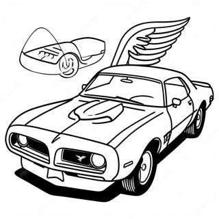 Pagina Para Colorear De Auto Clasico Trans Am 57424-47760