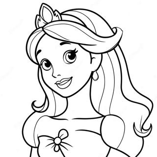 Pagina Para Colorear De Princesa Disney Encantadora 57445-47772