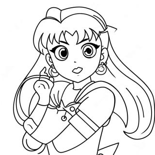 Sailor Pluto Páginas Para Colorear