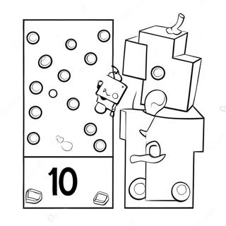 Numberblocks 100 Páginas Para Colorear