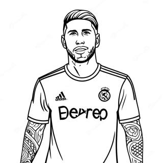 Pagina Para Colorear De Sergio Ramos 57614-47898