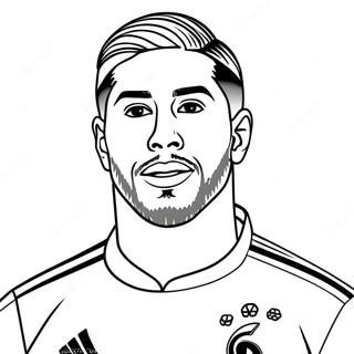 Pagina Para Colorear De Sergio Ramos 57614-47899