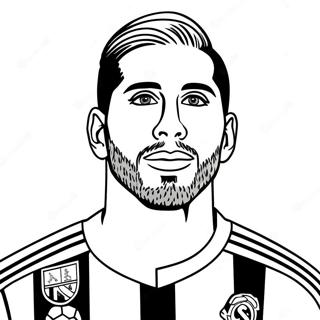 Pagina Para Colorear De Sergio Ramos 57614-47900