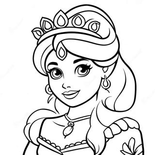 Pagina Para Colorear De Tatuajes De Princesas Disney Coloridas 57625-47909