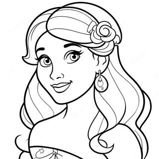 Pagina Para Colorear De Tatuajes De Princesas Disney Coloridas 57625-47911