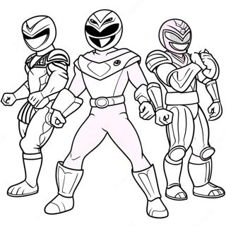 Pagina Para Colorear De La Power Ranger Rosa 57634-47915