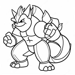 Incineroar Páginas Para Colorear