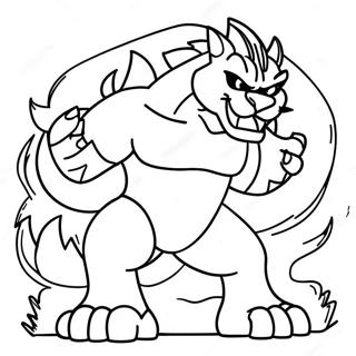 Pagina Para Colorear De Incineroar 57674-47947