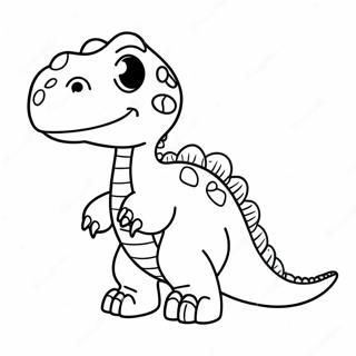 Pagina Para Colorear Del Alfabeto De Dinosaurios Colorido 57695-47965