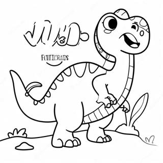 Pagina Para Colorear Del Alfabeto De Dinosaurios Colorido 57695-47967