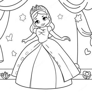 Pagina Para Colorear Del Juego De Princesas 57714-47979