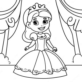 Pagina Para Colorear Del Juego De Princesas 57714-47980