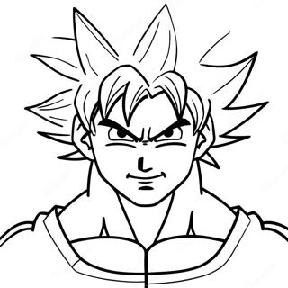 Pagina Para Colorear De Goku En Forma De Super Saiyan 57785-48033