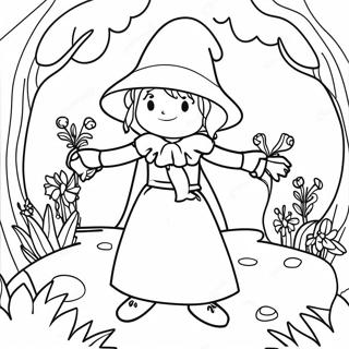 Strega Nona Jardin Magico Pagina Para Colorear 57874-48114