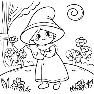 Strega Nona Jardin Magico Pagina Para Colorear 57874-48115