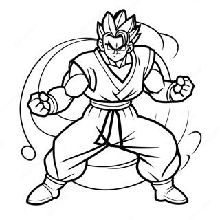 Pagina Para Colorear De Gohan En Pose De Batalla Epica 57945-48166