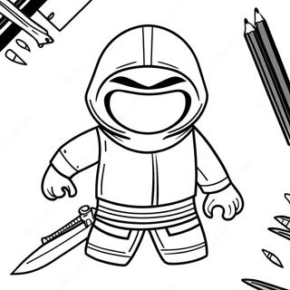 Pagina Para Colorear Del Logo De Spy Ninjas 5794-4626