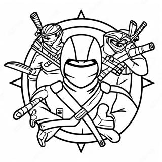 Pagina Para Colorear Del Logo De Spy Ninjas 5794-4628