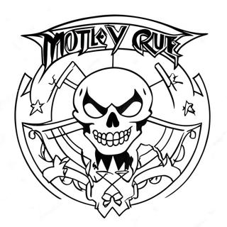 Motley Crue Páginas Para Colorear