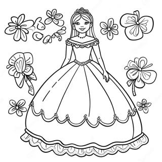 Pagina Para Colorear De Celebracion De Quinceanera 58034-48230