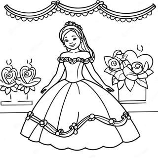 Pagina Para Colorear De Celebracion De Quinceanera 58034-48231