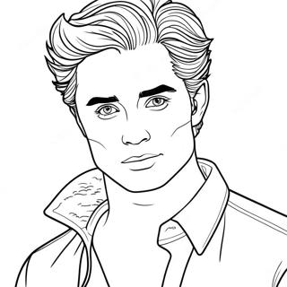 Pagina Para Colorear De Edward Cullen 58054-48250