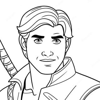 Flynn Rider Páginas Para Colorear