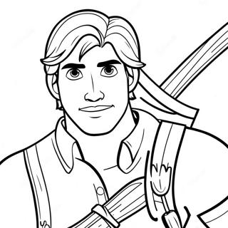 Pagina Para Colorear De Flynn Rider 58094-48279