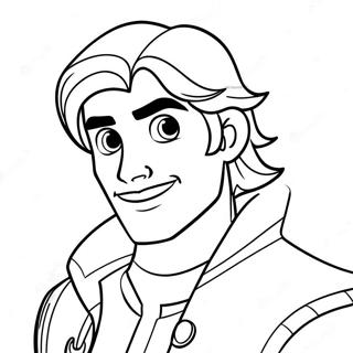 Pagina Para Colorear De Flynn Rider Aventurero 58095-48285