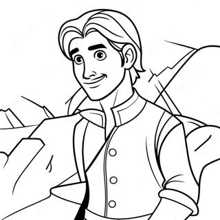 Pagina Para Colorear De Flynn Rider Aventurero 58095-48286