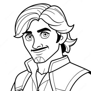 Pagina Para Colorear De Flynn Rider Aventurero 58095-48288