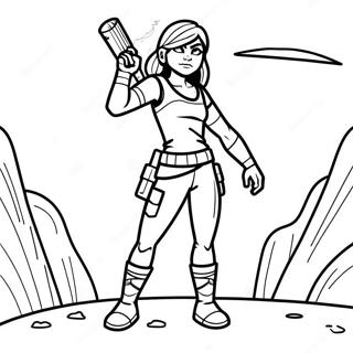 Pagina Para Colorear De Renegade Raider En Posicion De Batalla 58255-48413