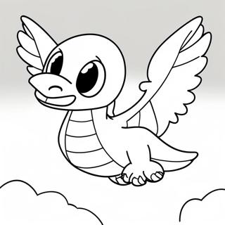 Pagina Para Colorear De Lugia Volando En El Cielo 58335-48487