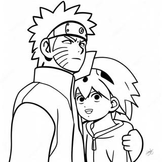 Pagina Para Colorear De Naruto Y Hinata Juntos De Forma Adorable 58365-48500