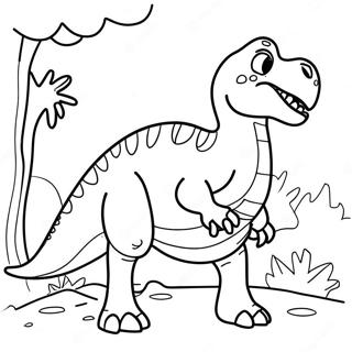 Pagina Para Colorear De Dinosaurio Carnivoro 58414-48532