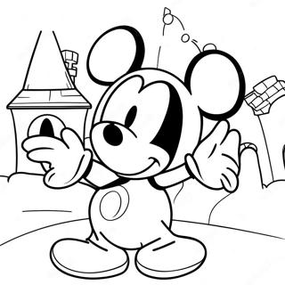 Pagina Para Colorear De La Aventura De Playhouse De Mickey Mouse 58486-48595