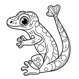 Pagina Para Colorear De Un Gecko Jugueton 58576-48657