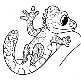 Pagina Para Colorear De Un Gecko Jugueton 58576-48659