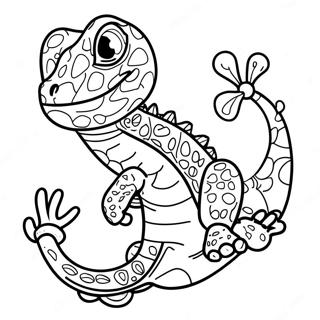 Pagina Para Colorear De Un Gecko Jugueton 58576-48660