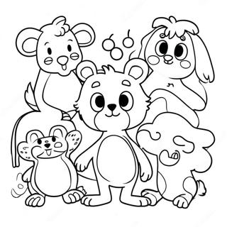 Pagina Para Colorear Divertidos Animales Jardin De Infancia 5865-4687