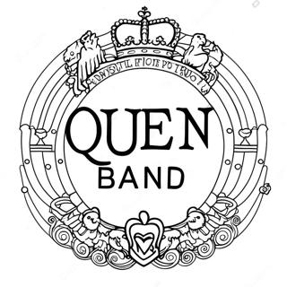 Pagina Para Colorear Logo De La Banda Queen 58755-48798