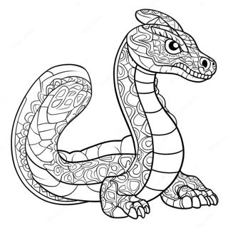 Pagina Para Colorear De Dragon Serpiente 58795-48835