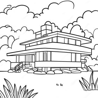 Frank Lloyd Wright Páginas Para Colorear