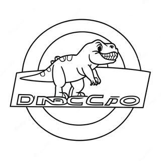 Dinoco Páginas Para Colorear