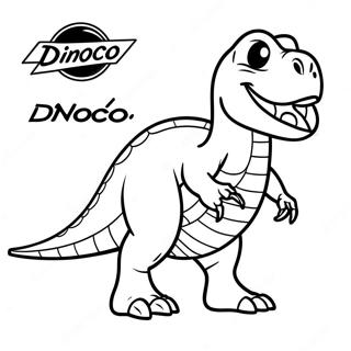 Pagina Para Colorear Del Logo De Dinoco 59005-49003